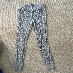 Lucky brand sweatpants, soft with pockets cheetah print